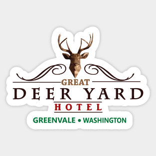 Deadly Premonition - Great Deer Yard Hotel Sticker